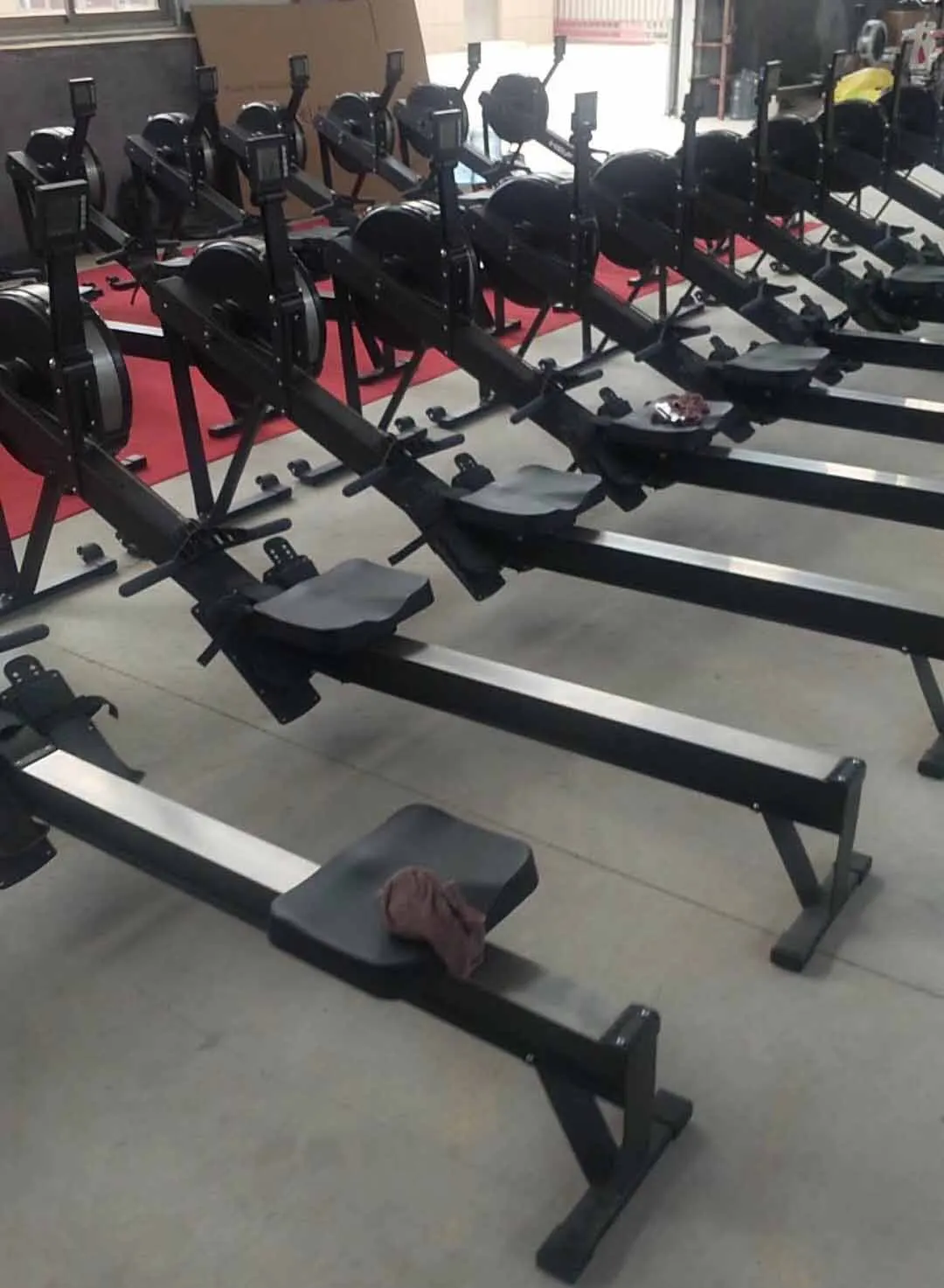 Hot sale ski air rowing machine for sale wind resistant rower machine gym