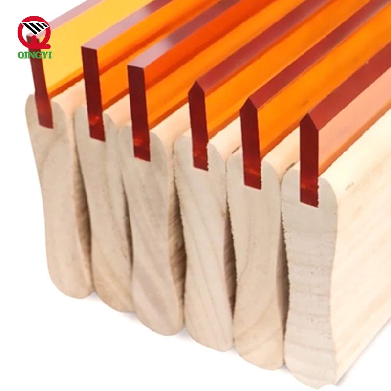 Qingyi оптовая продажа, скребок для трафаретной печати, деревянный скребок для трафаретной печати