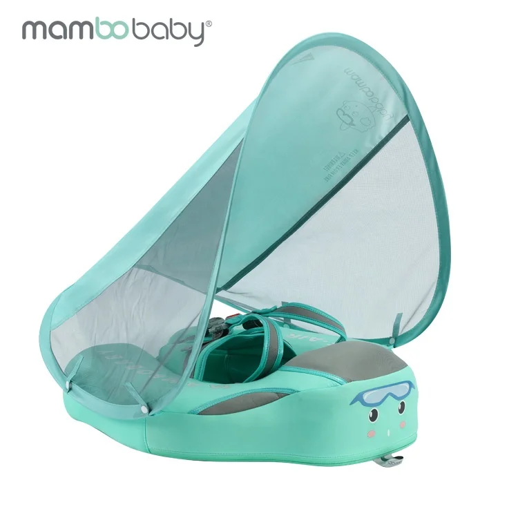  Mambobaby детский не надувной плавательный круг безопасный ребенок нагрудный поплавок с навесом летний открытый бассейн для купания
