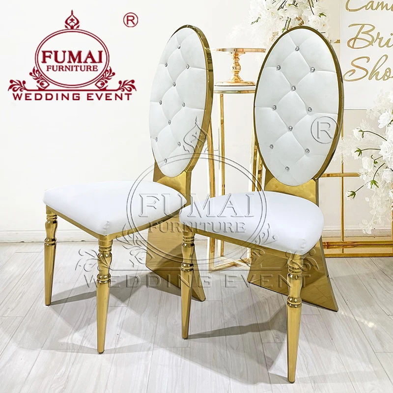 Upholstery High Back Hotel Gold King Queen Throne Chair