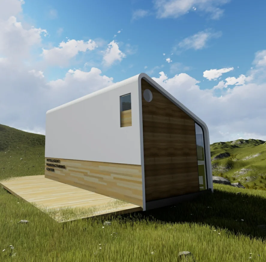 
villa luxury modular small portable cabin container house 2 bedroom 