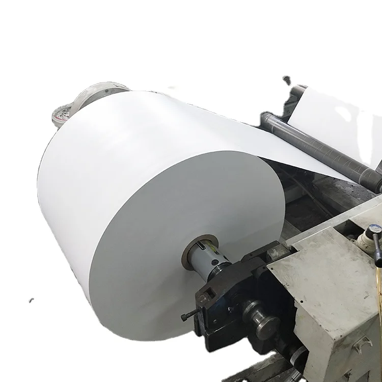 Likexin Custom Semi Gloss Glassine Strong Adhesive Stickers Logo Labels Price Label Raw Material Jumbo Rolls