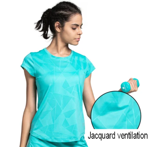 Women Solid Color Quick Dry New Products Tennis Badminton Gym Clothing Fitness Yoga Wear Casual Sports Running