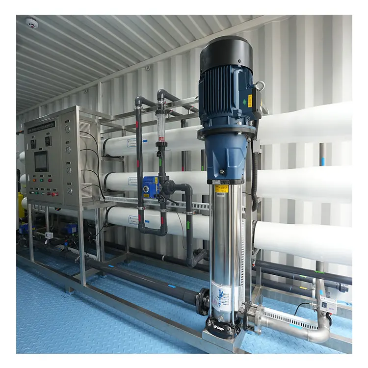 Integrated Container Ro Plant Water Purifier Distiller Machine Ro Water Plant Price For 10000 Liter Ro Plants For Salty Water