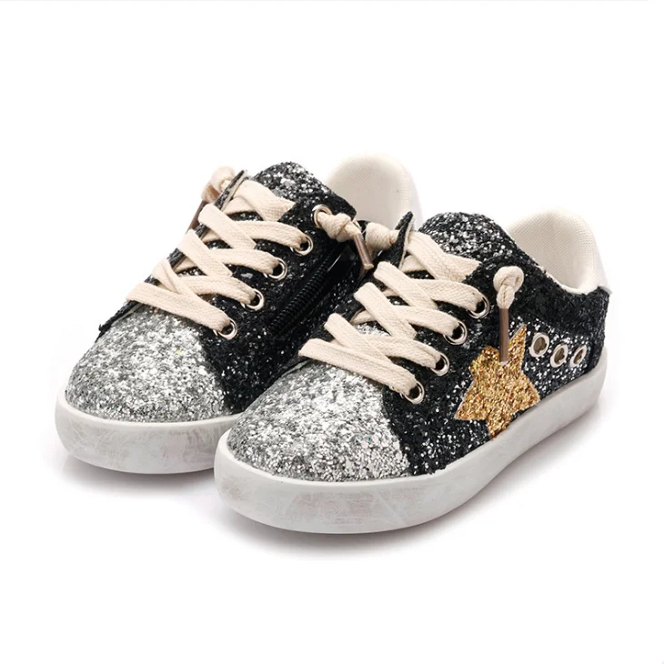 
YY10335S 2021 Newest toddler baby children fashion glitter colorful boys girls sneakers shoes 
