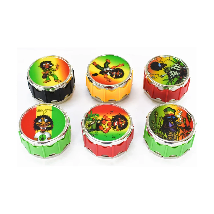 
 Пользовательский сухой ручной металлический коммерческий цинковый сплав промышленный порошок травы сорняков Роскошные измельчители сорняков для женщин  