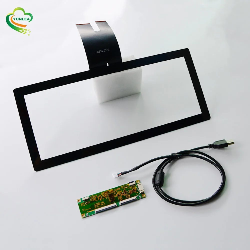 
Yunlea Outdoor indoor device Open Frame 12.3' inch capacitive touch screen panel overlay kit 