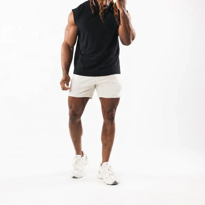 Soft material quick dry custom sleeveless gym tank tops for men