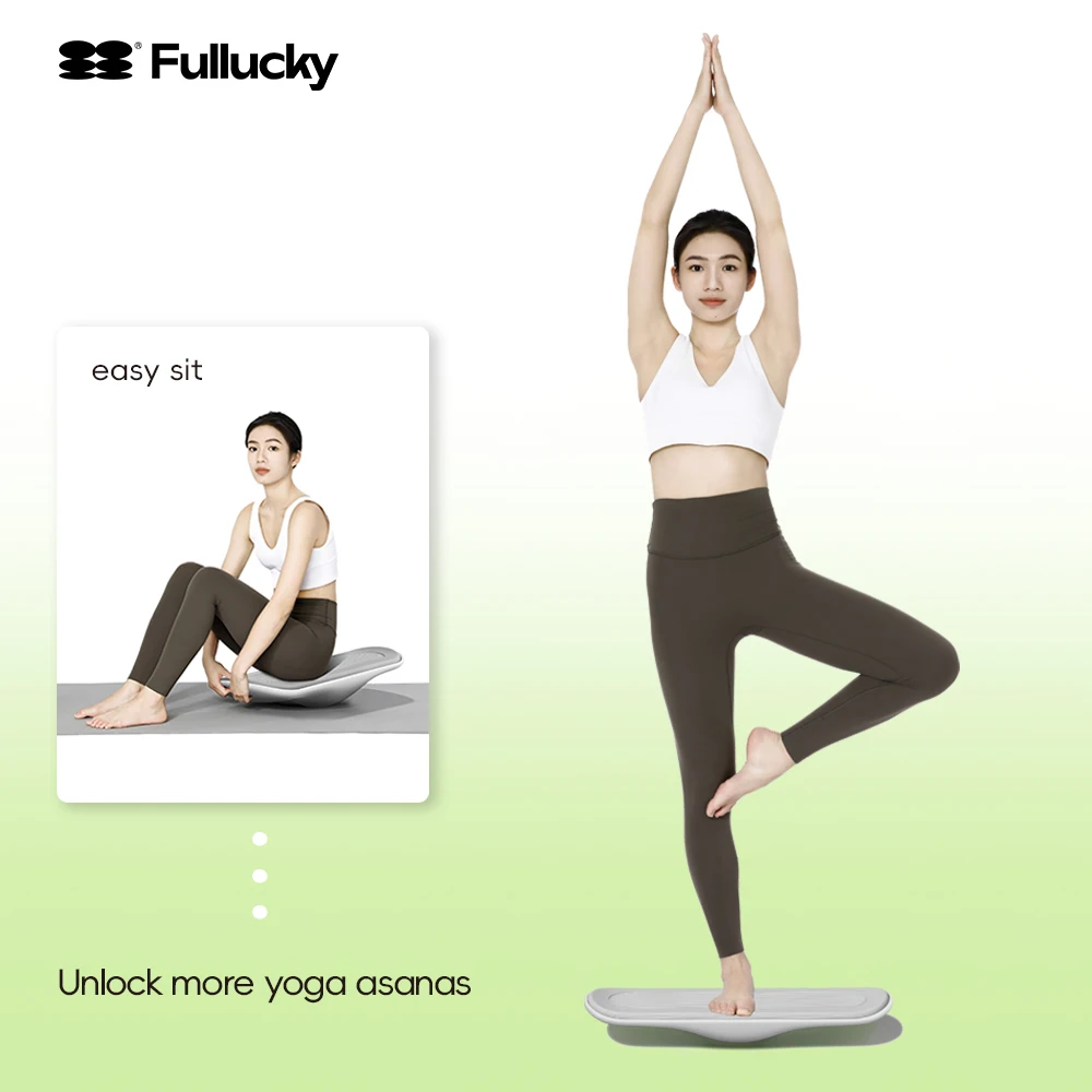Fullcky 2025 High Quality Balance Board Curvy Board Yoga Rocker Preschool Fitness Exercises Montessori Toys For Kids Boys Girls