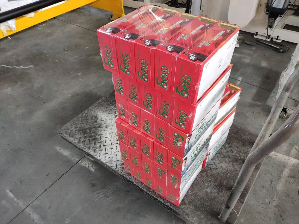 
High speed auto paper face tissue embossed production line price 