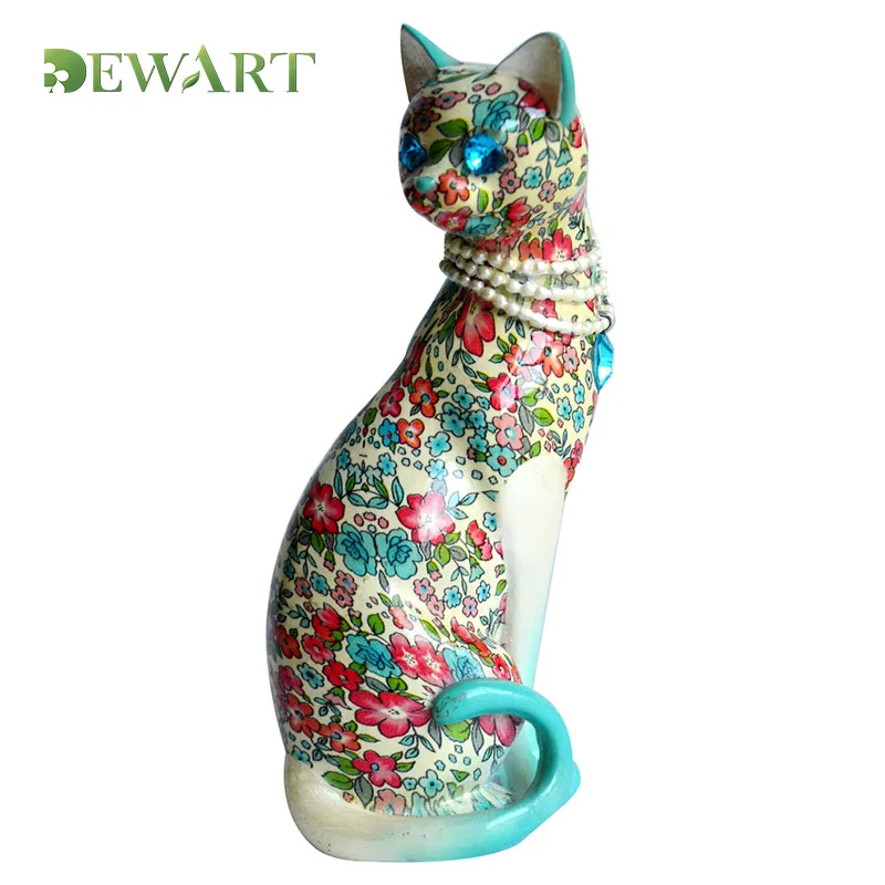 2021 3D print cat resin art crafts for table decor adorable unique design animal model for home decoration miniature statue gift