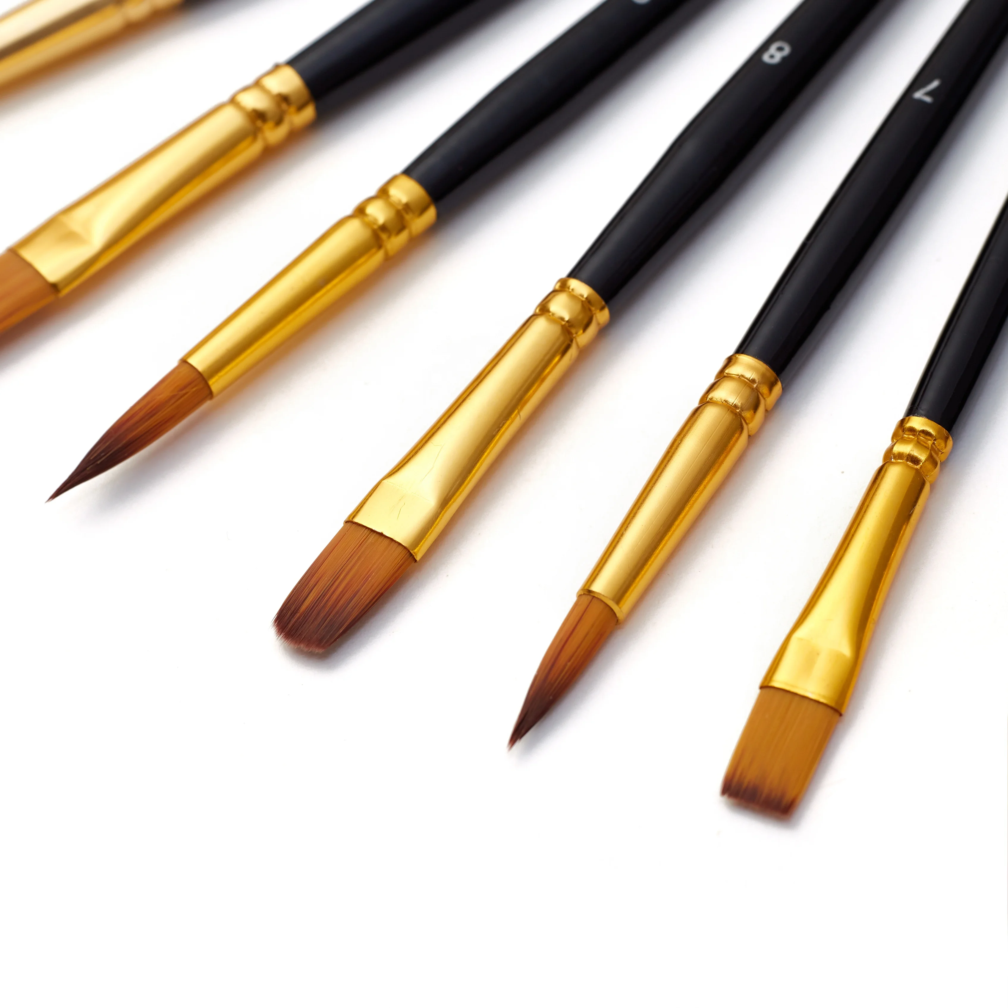 12pcs/set Hook Line Acrylic Fine Detail Paint Brush Artist Set For Art Painting Watercolor/oil Painting/acrylic