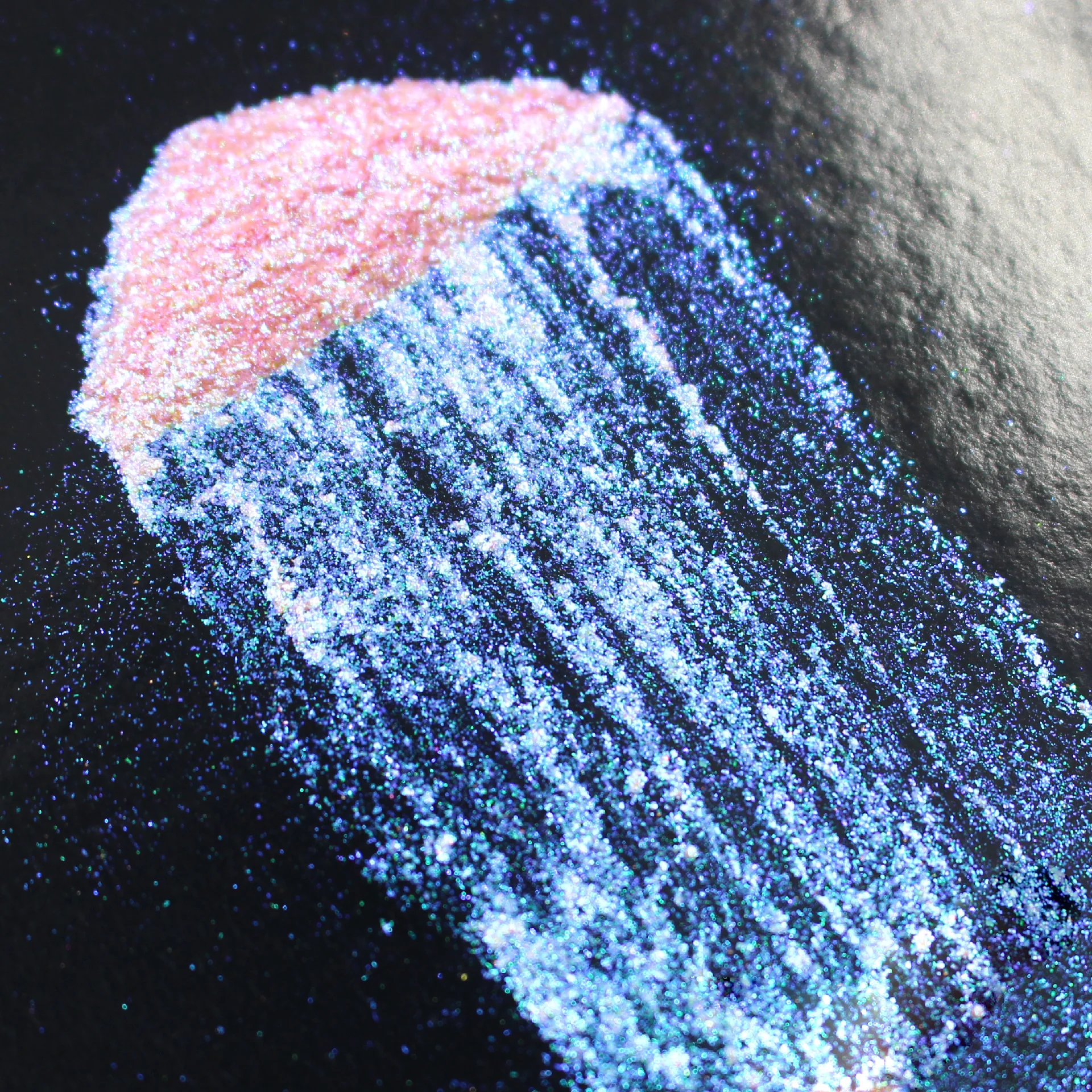 Kolortek Customized Package chameleon pigment super color shift glitter chrome aurora mica powder