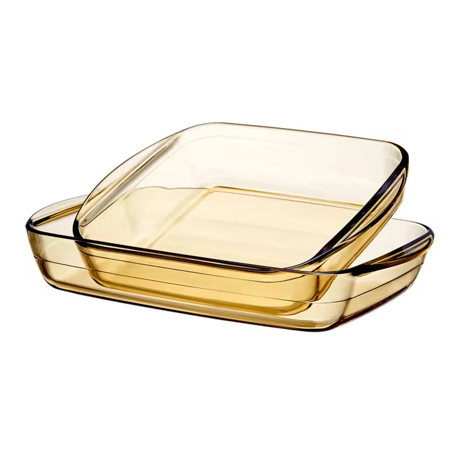 Wholesale High Borosilicate Glass Baking Dish/Glass Baking Tray Kitchenware Microwave Rectangle Glass Baking Dishes Pans