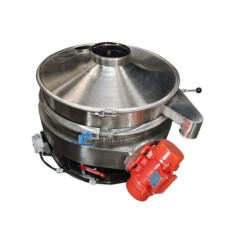 Stainless steel flour straight screen mill powder vibrating sieve machine for starch