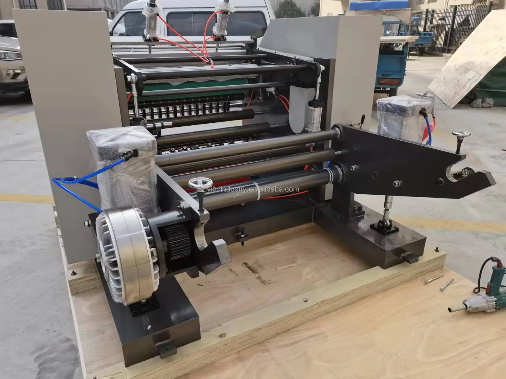 Cash Register Paper And Roll Slitting Machine/ATM reel paper slitter and rewinder/Thermal roller cutter price made in china