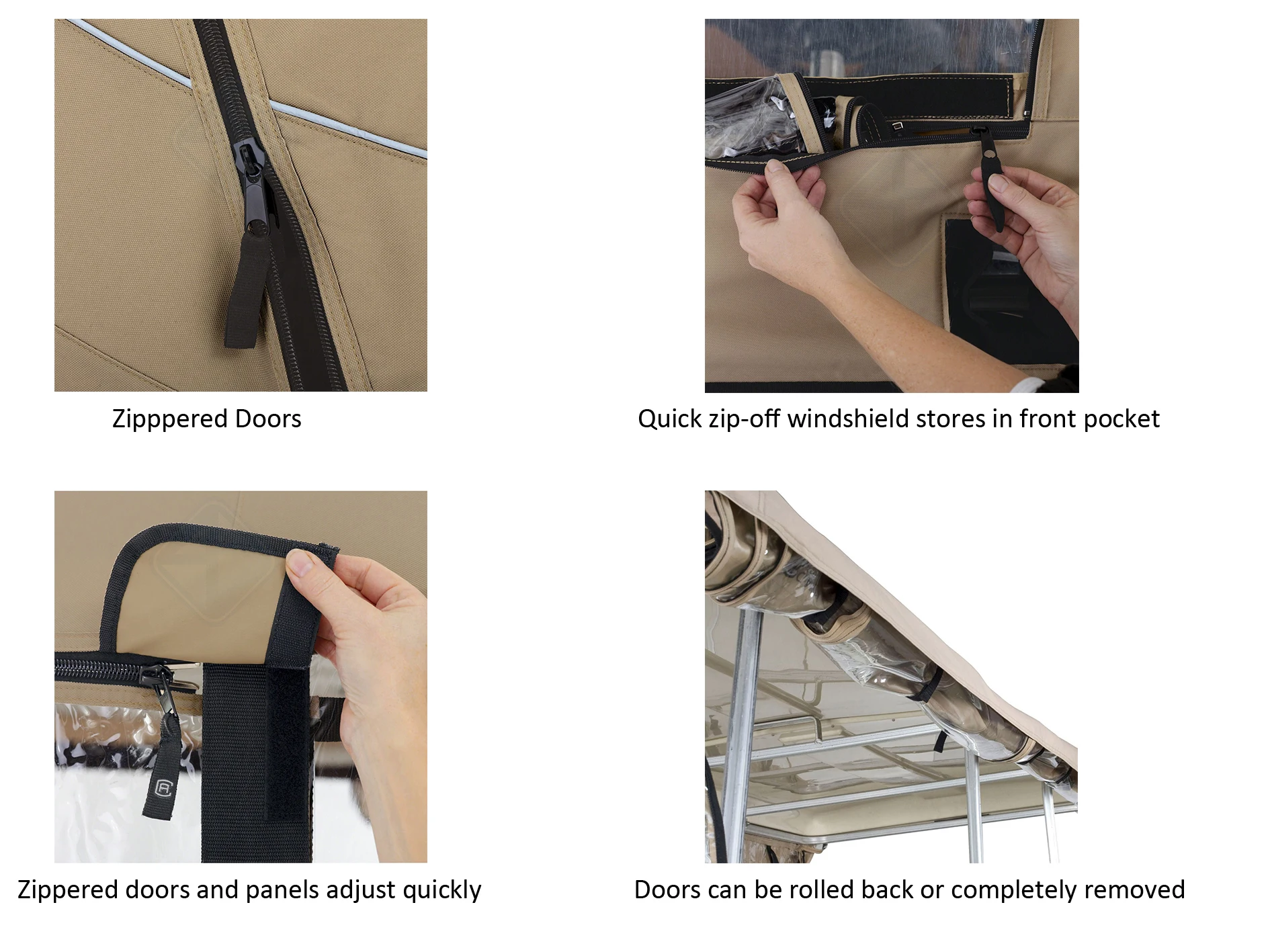 New products Outdoor Water protection golf cart rain cover for Golf Cart Enclosure Cover