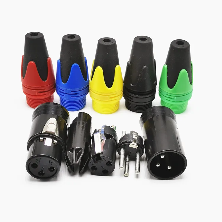 Microphone Xlr Connector Femalemale Speakon Connector Best Selling, 3Pin Xlr Gold Plated//