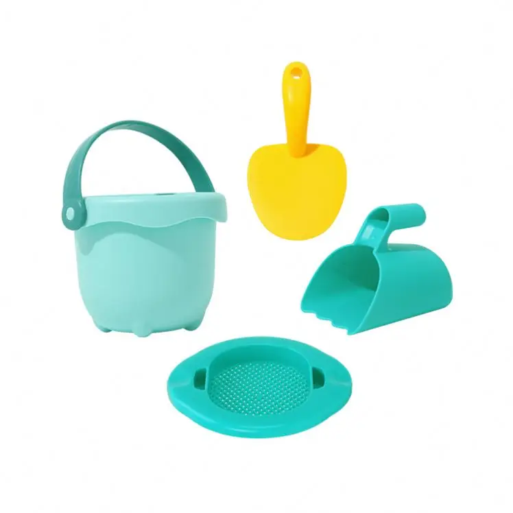 Summer Plastic Play Sand Set Seaside Water Tool Outdoor Eco-friendly Beach toys for kids with mold