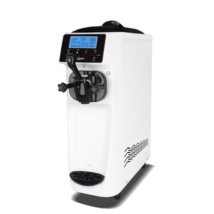 GSEICE Snack Machines High Quality Super Silence Easy Operation Mini Commercial Soft Serve Ice cream maker Making Machine