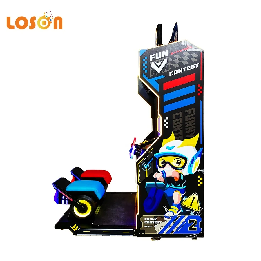 indoor amusement coin operated simulator kids driving two player car racing arcade machine video game