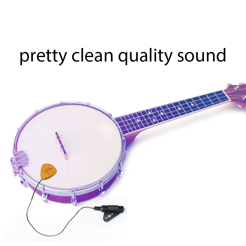 Solid Wood Customization WM 69 Easy to Install Guitar Kahong Drum Ukulele Piezo Pickup Guitar Ukelele Mandolin Adeline CN;GUA