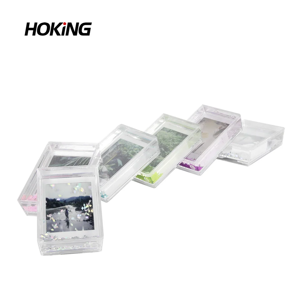 2019 New Fujifilm Instax 3 Inch Mini Film Liquid Quick Sand Photo Frame