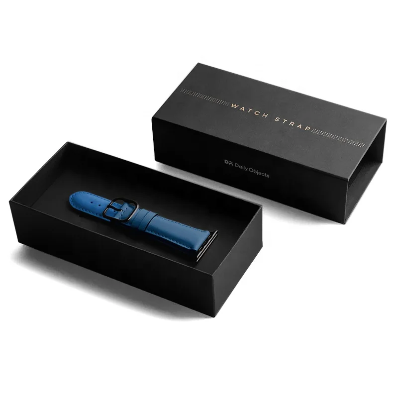 Luxury logo premium Custom logo wrist watch strap watch band belt packaging box