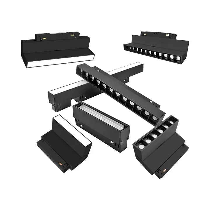 Living Room Showroom Recessed Led Magnetic Foldable Grill Linear Light