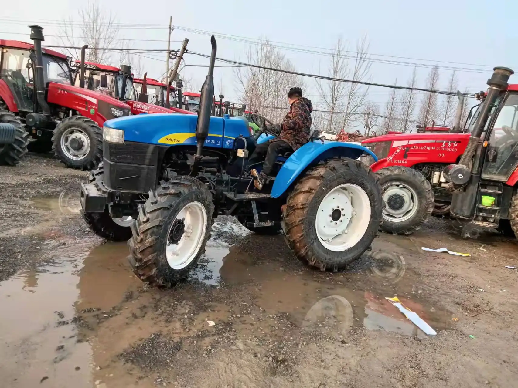 Farming Tractor SNH 704 Agriculture Hot Sale 70HP 4x4  Mini Tractor  High Quality for Sale