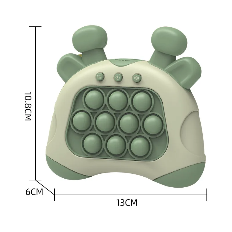 Latest Push Bubble Quick Game Controller Fidget Sensory Toys Quick Push Decompress Toy Electronic Gaming Popper For Kid
