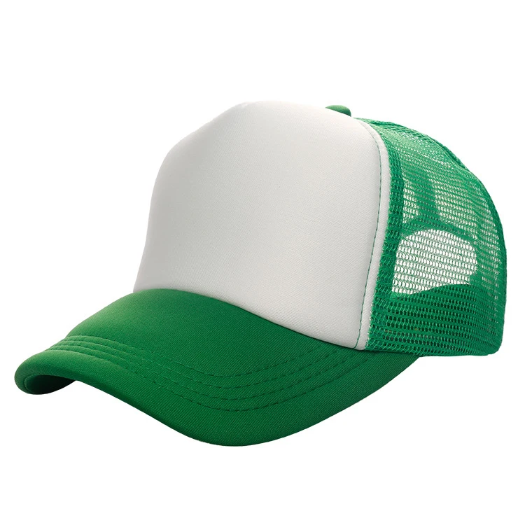 Custom Logo Blank Embroidery Foam Trucker Cap Adult OEM Mesh Sport Baseball Trucker Hat