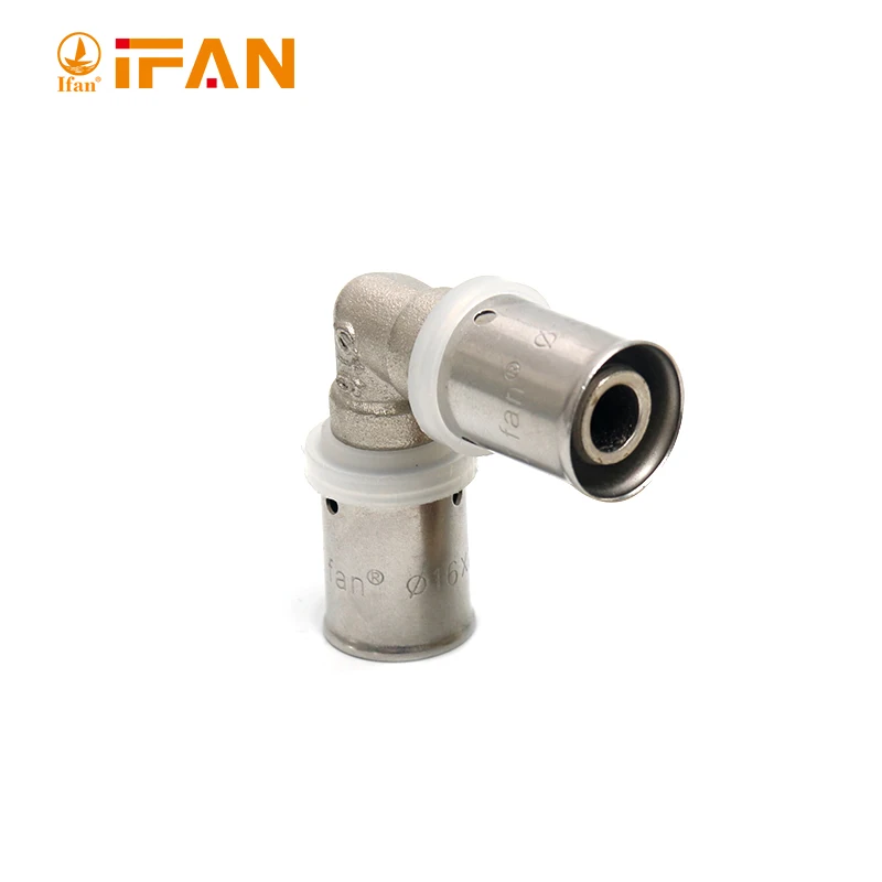 IFAN High Quality PEX Pipe Fittings for Floor Heating Pipe Pex Fittings Brass Elbow for Pex Cramp Fittings