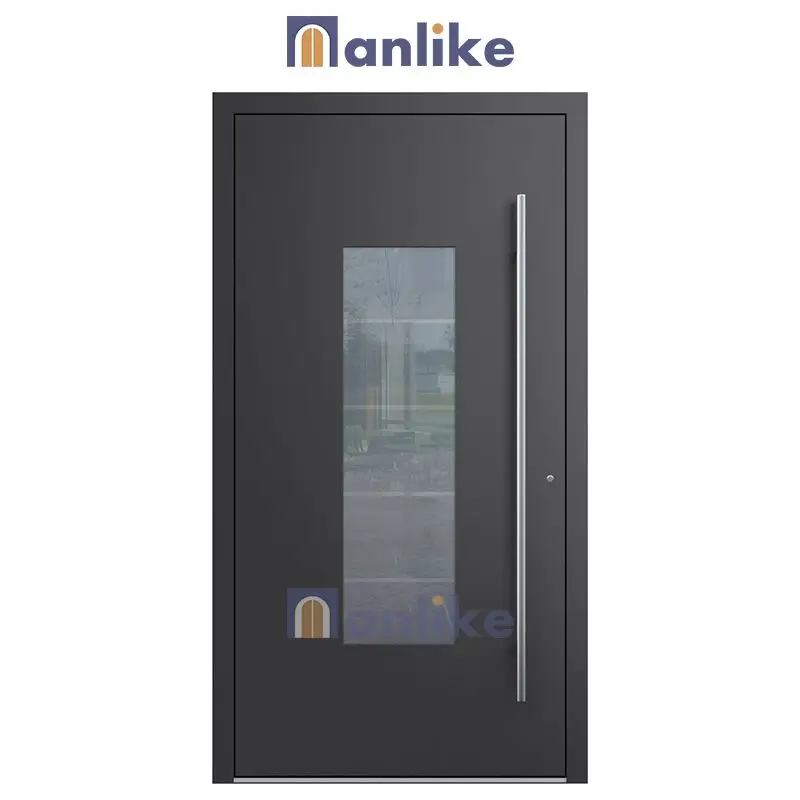 Anlike Guangzhou Entrance Bulletproof Turkey Luxurious Entry Other Swing Black Security Front Metal Safety Door Designs