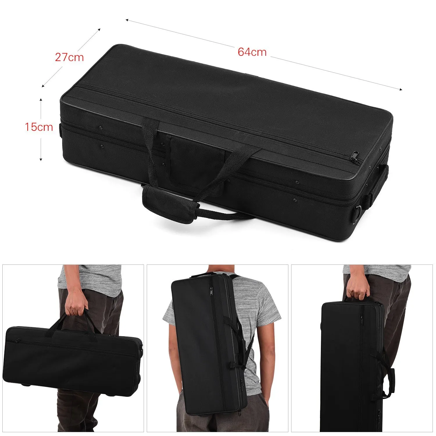 Alto Saxophone E Flat Alto Saxophone Eb Saxophone Gold With Cleaning Cloth Carrying Case