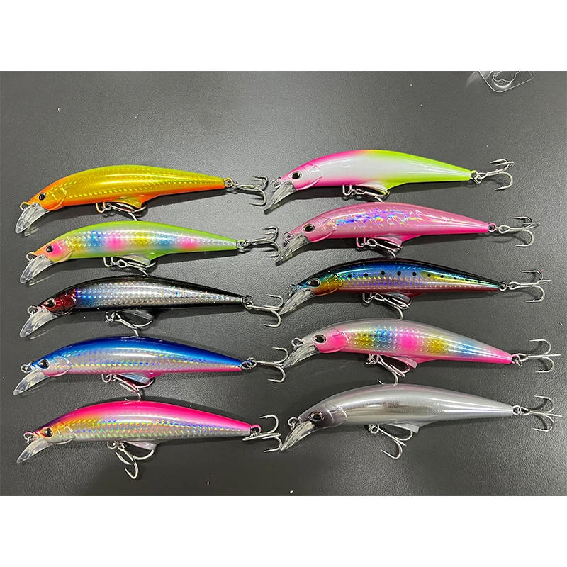 Casting Lures Fishing Heavy Sinking Minnow Fish Lure 120mm 45g Deep Sea Bass Lure Trolling Saltwater Artificial Baits