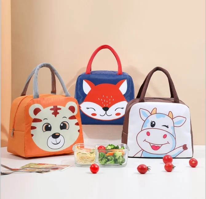 New Design Cartoon bento bag   lovely  big capacity for package kinds of foods