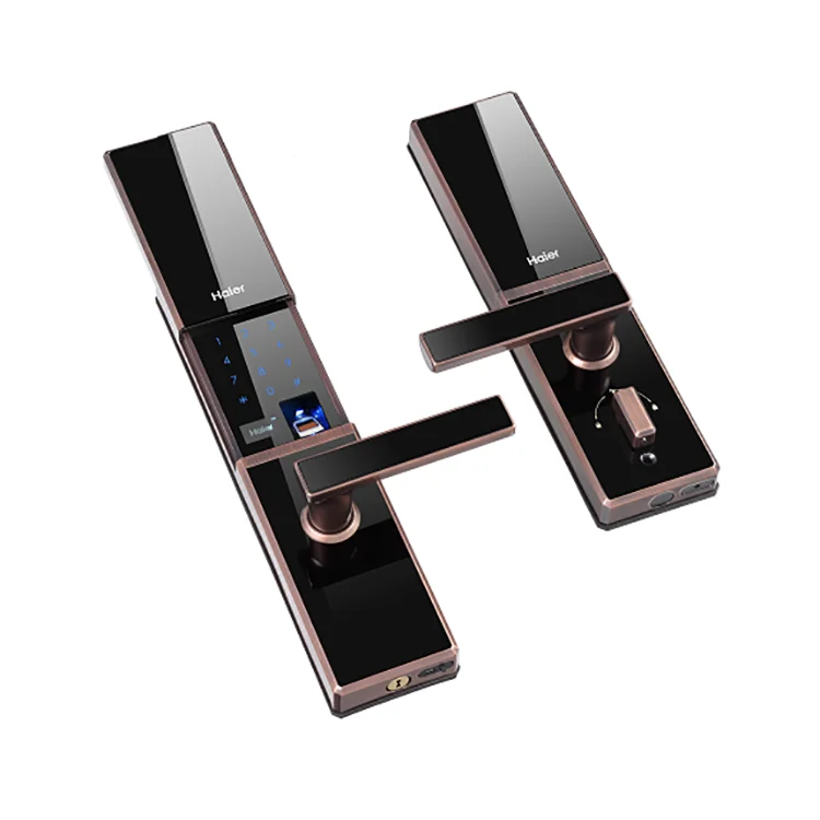 Customized Brushed Acrylic Decorative Panel Smart Door Lock Custom Printed