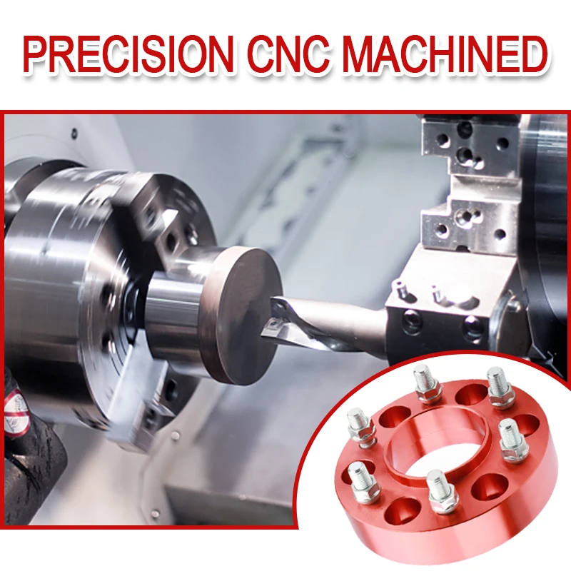 SM Custom 4 5 6 8 Lugs Aluminum Alloy Car Hubcentric Adapter Studs Forged Wheel Spacers