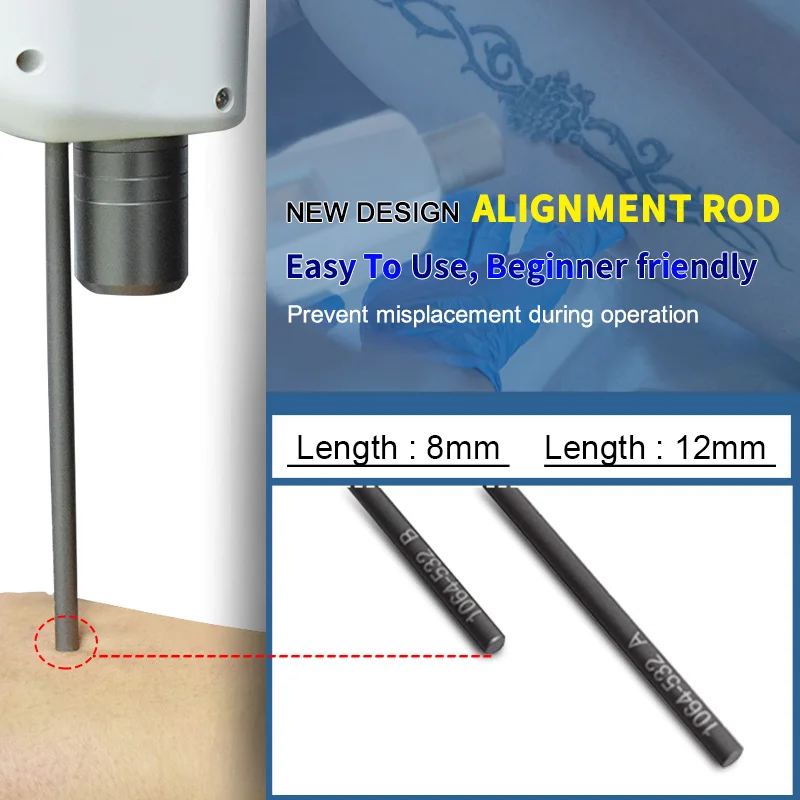 Whole Body Painless Hair Tattoo Removal Mini Portable Picolaser with Non-Bleeding No Bleach ND YAG Laser Type