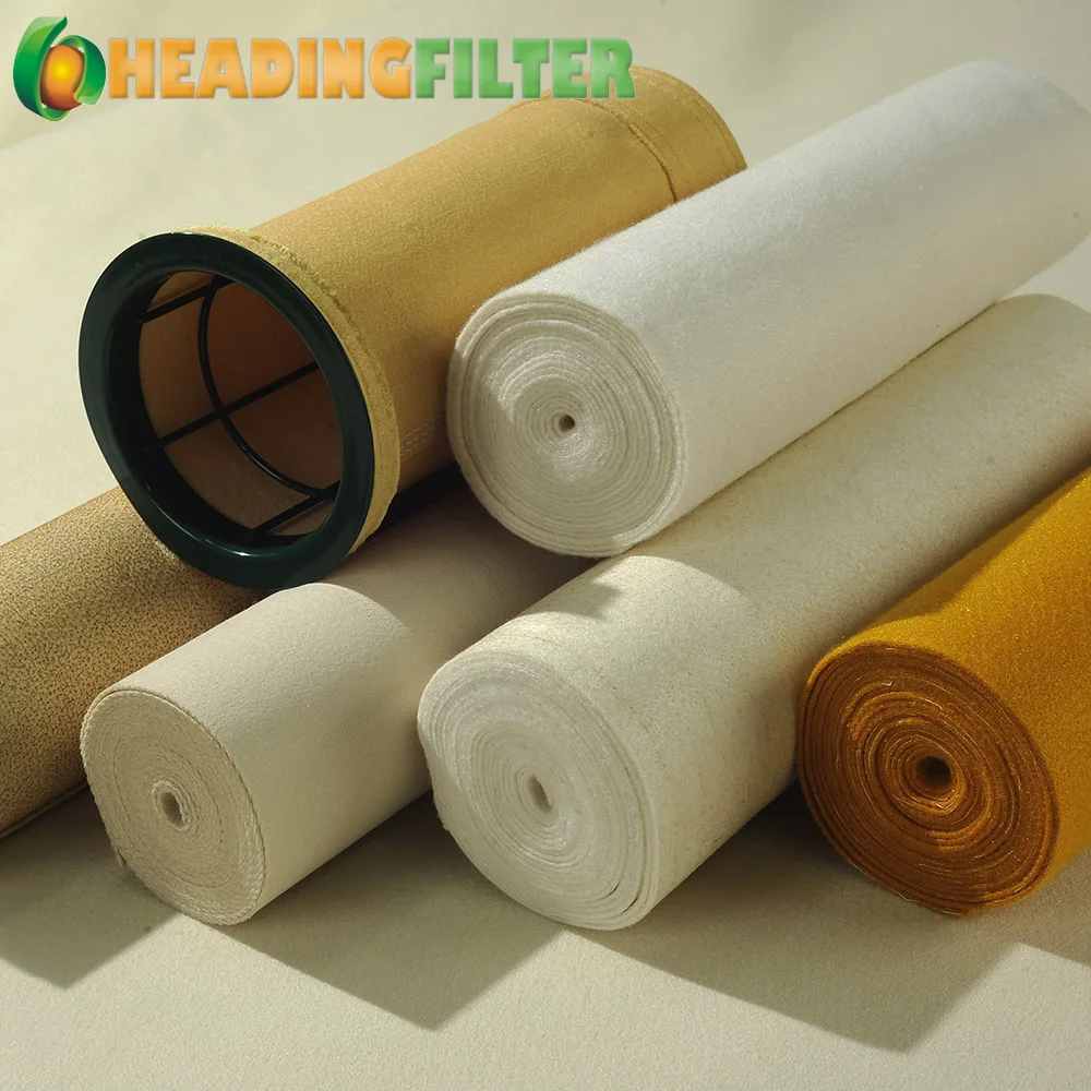 Nonwoven Polyester Needle Felt Filter Cloth For Dust Collector Baghouse Filter Bags Air Filtration