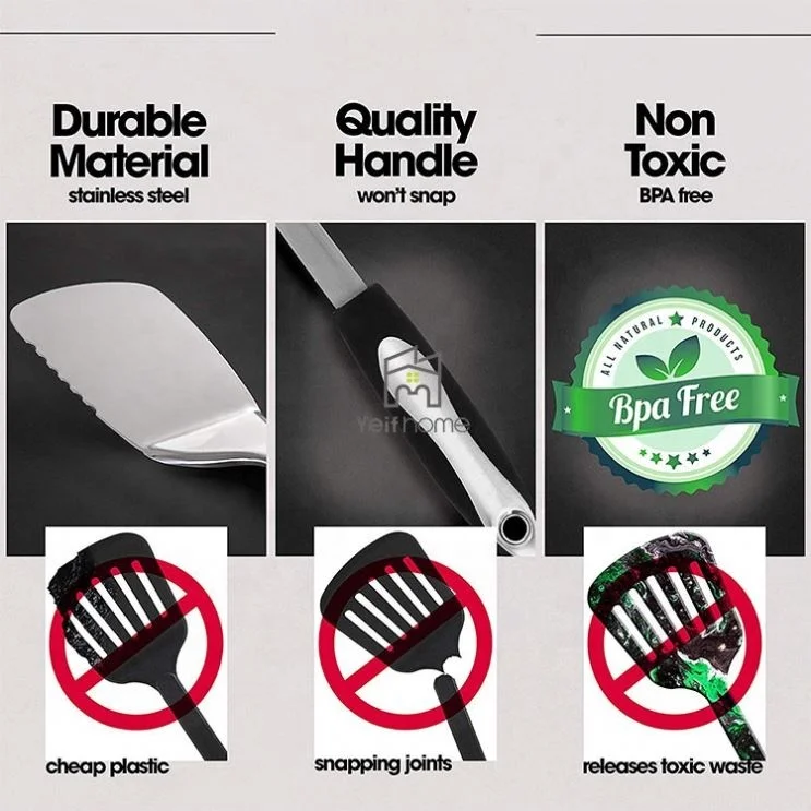 24 pcs Kitchen Necessity Tools Non Stick Stainless Steel Cooking Set