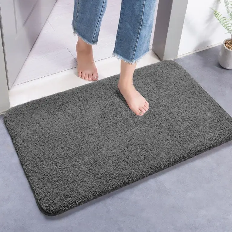 Shaggy Carpet Thickened Absorbent Throw Rug Non - slip Doormat