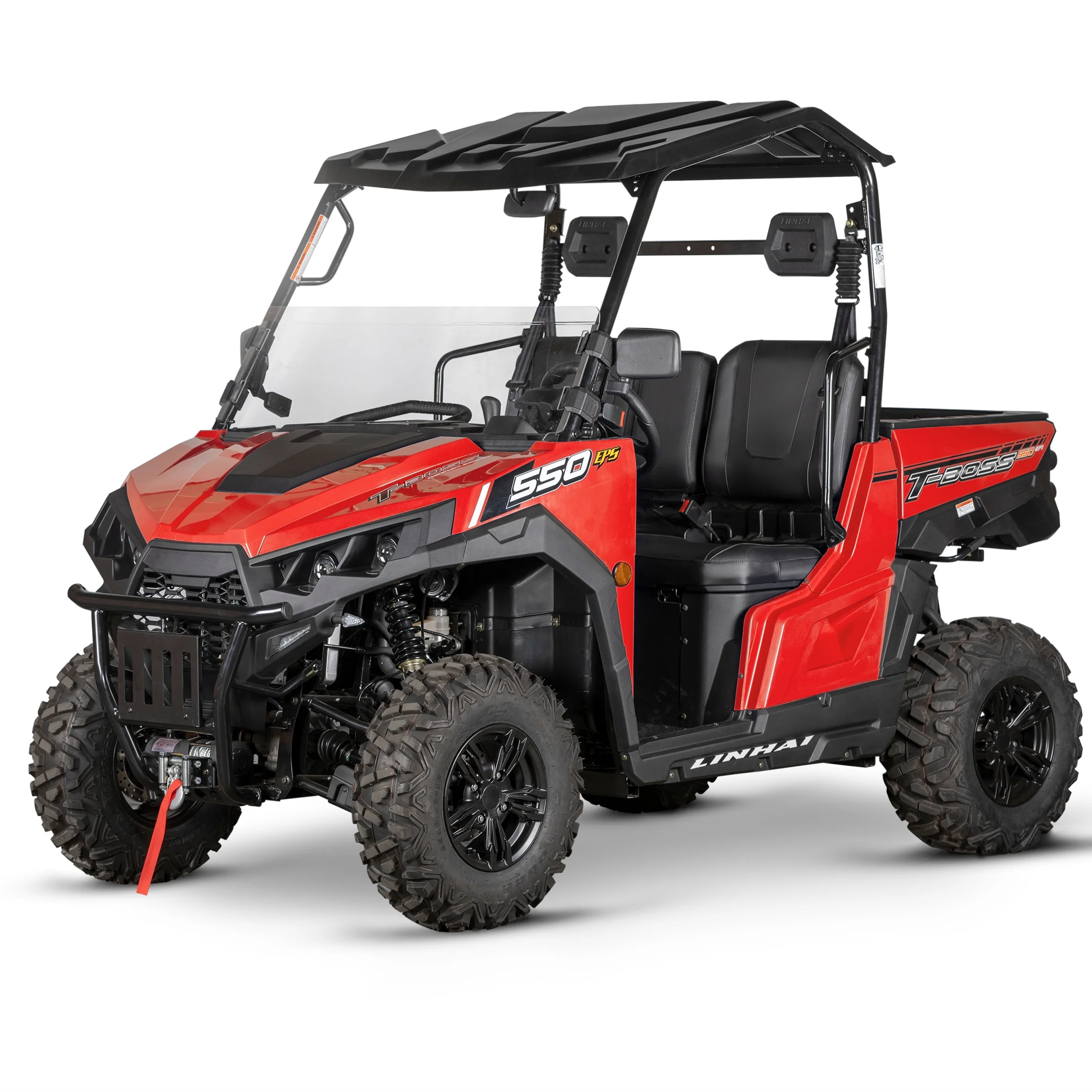 2023 High Performance Cost Off Road UTV 4x4 500CC LINHAI T-BOSS 550 Farm Trailer