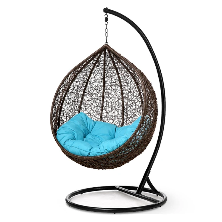 Outdoor hanging Swing Leisure Wicker Patio Swing Rattan Chair