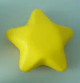 Сжимаемая звезда из пенополиуретана с логотипом под заказ, сжимаемая звезда, снятие стресса