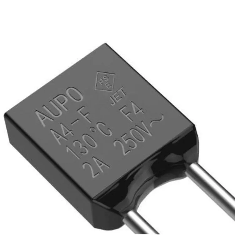 250 Volts 2 Amps aupo thermal cutoff fuse 2a 250v