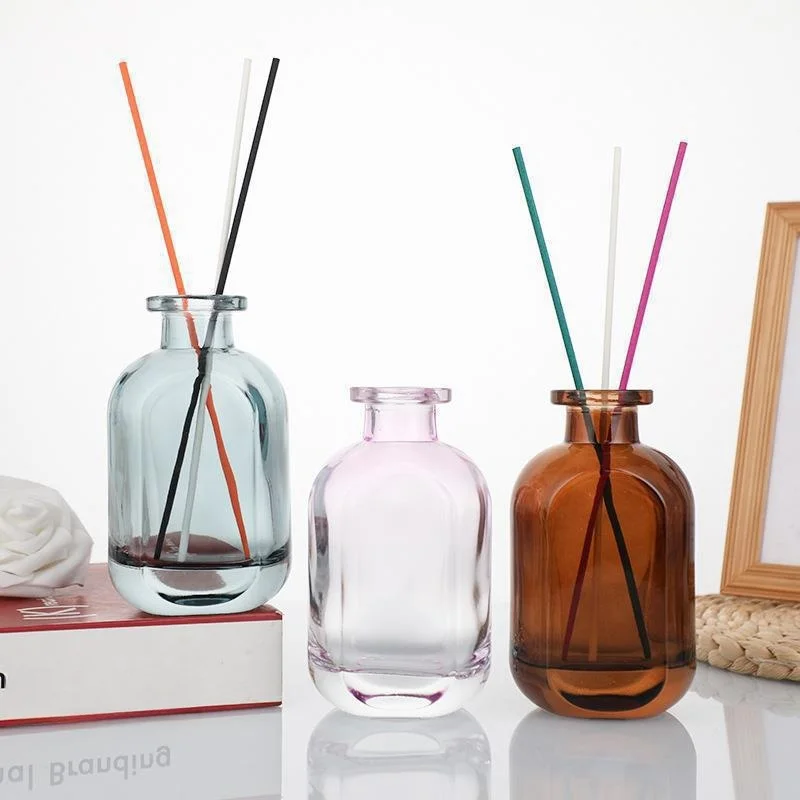 High-Grade Simple Glass Aromatherapy Bottle Office Fire-Free Incense & Perfume Container with Dropper Sealing Home & Office Use