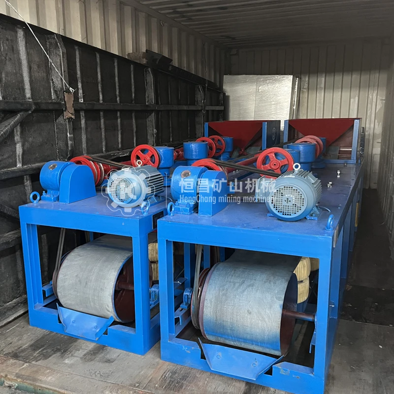 High Performance Zircon/Columbite/Monazite/Weak Minerals/Tin Processing 3Pcs Disk Dry Three Disc Magnetic Separator For Mining