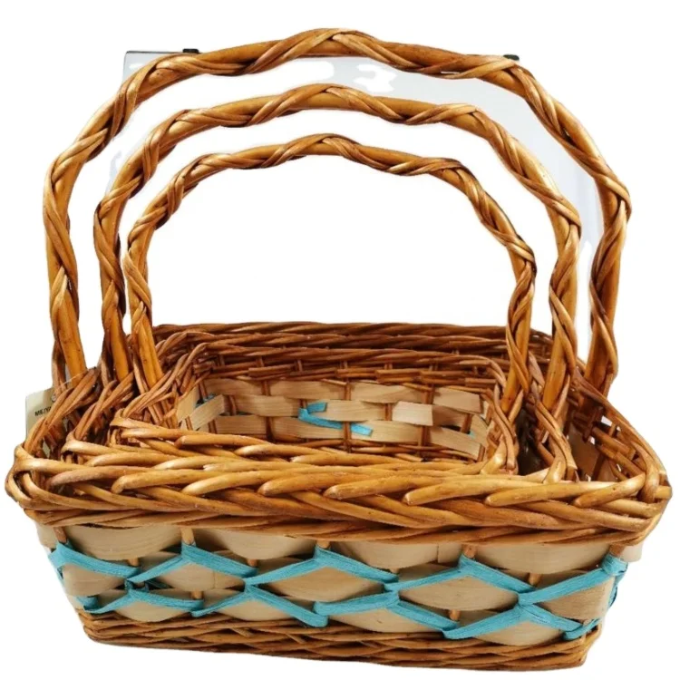 High quality of 2021 supply Wicker Fruit Basket Storage Baskets
